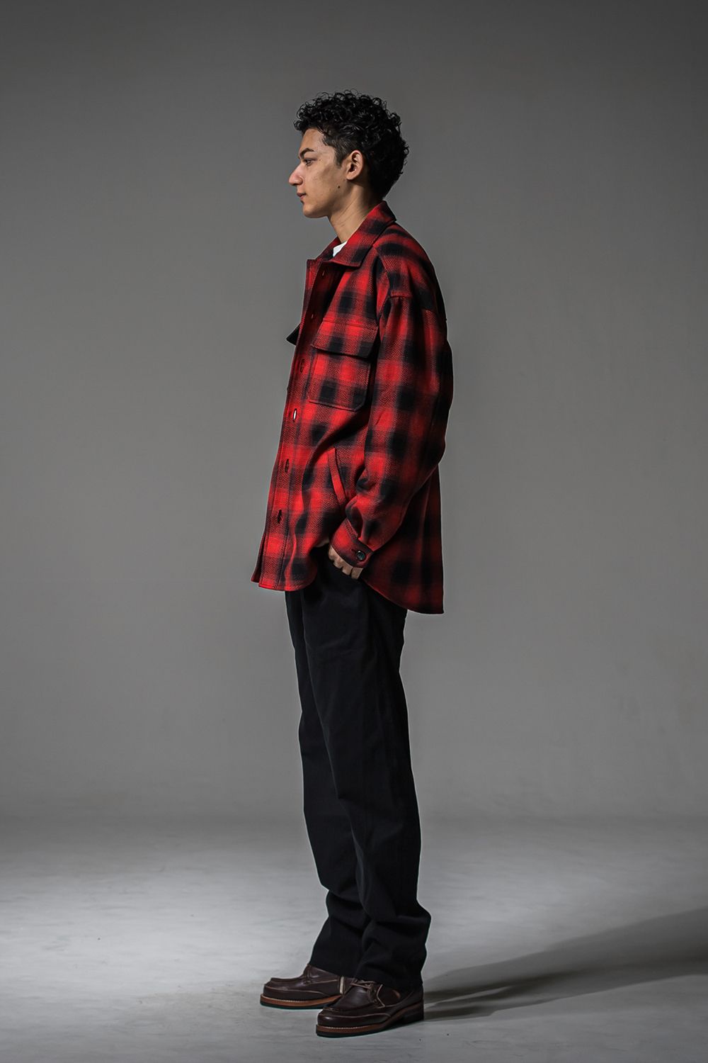 DENIM JERSEY WIDE PT / デニムジャージワイドパンツ