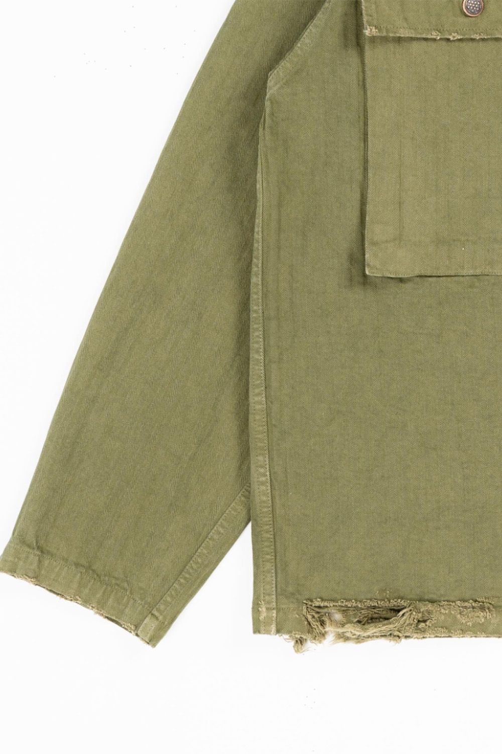 ORGANIC COTTON HERRINGBONE M-43 JACKET / オーガニックコットン ヘリンボーン M-43 ジャケット