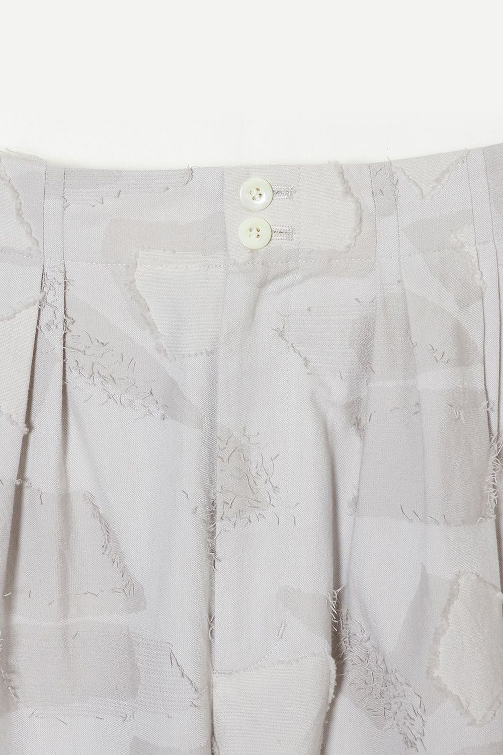 Washi jacquard 4tuck PT  / 和紙 ジャガード 4タック パンツ