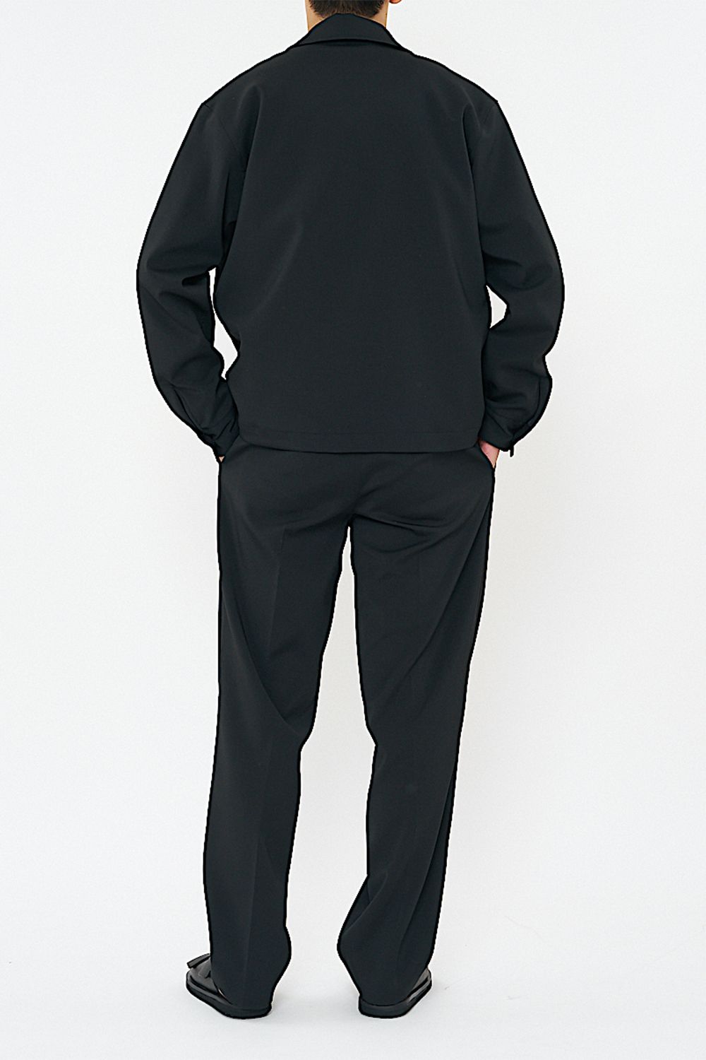 BACK "GOMU" 1 TUCK PANTS  / バック ゴム 1タック パンツ