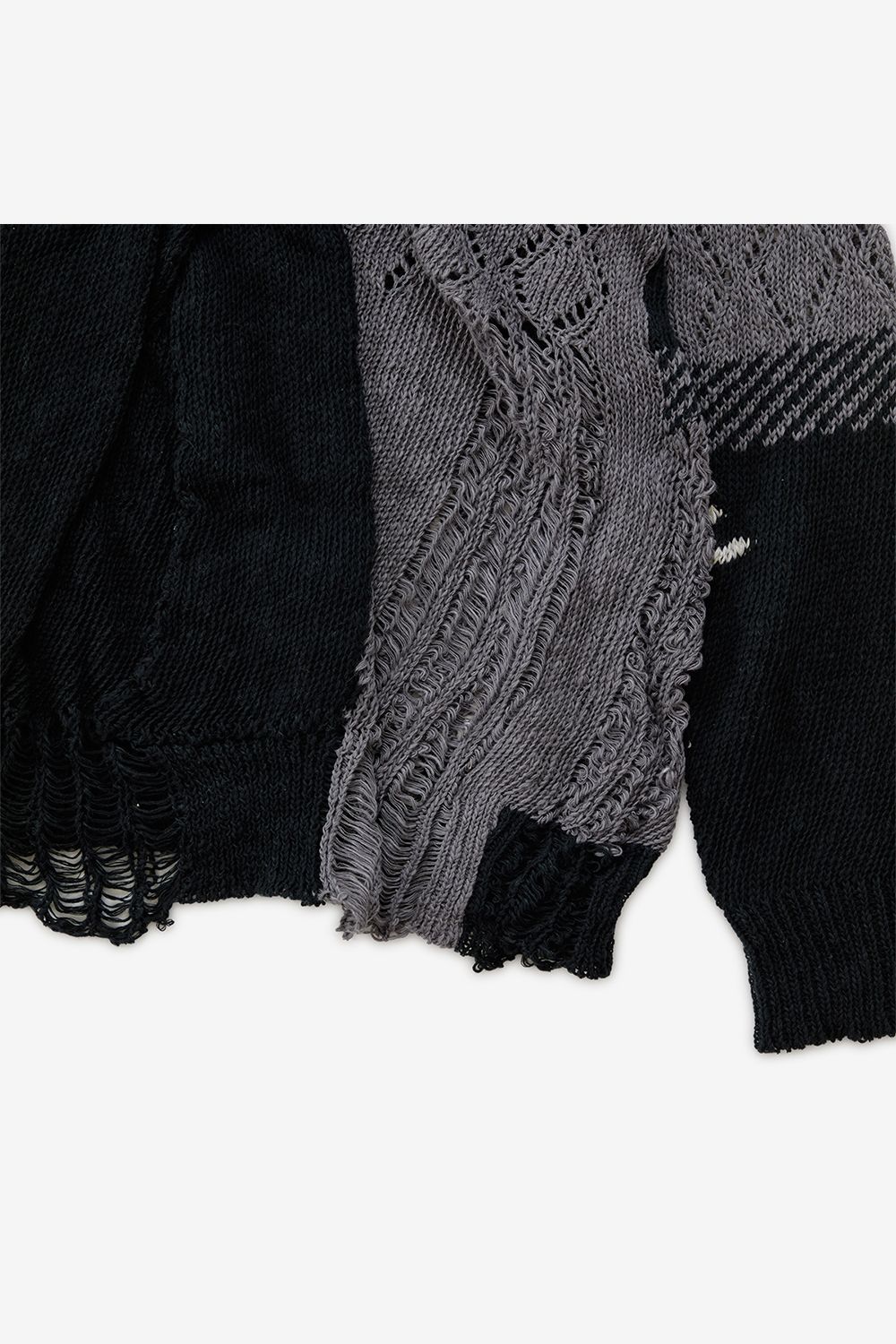 Mixed texture Knit / ミクスド テクスチャー ニット