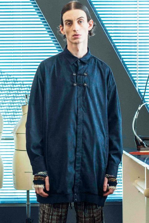 eco suede big shirt / エコ スエード ビッグ シャツ