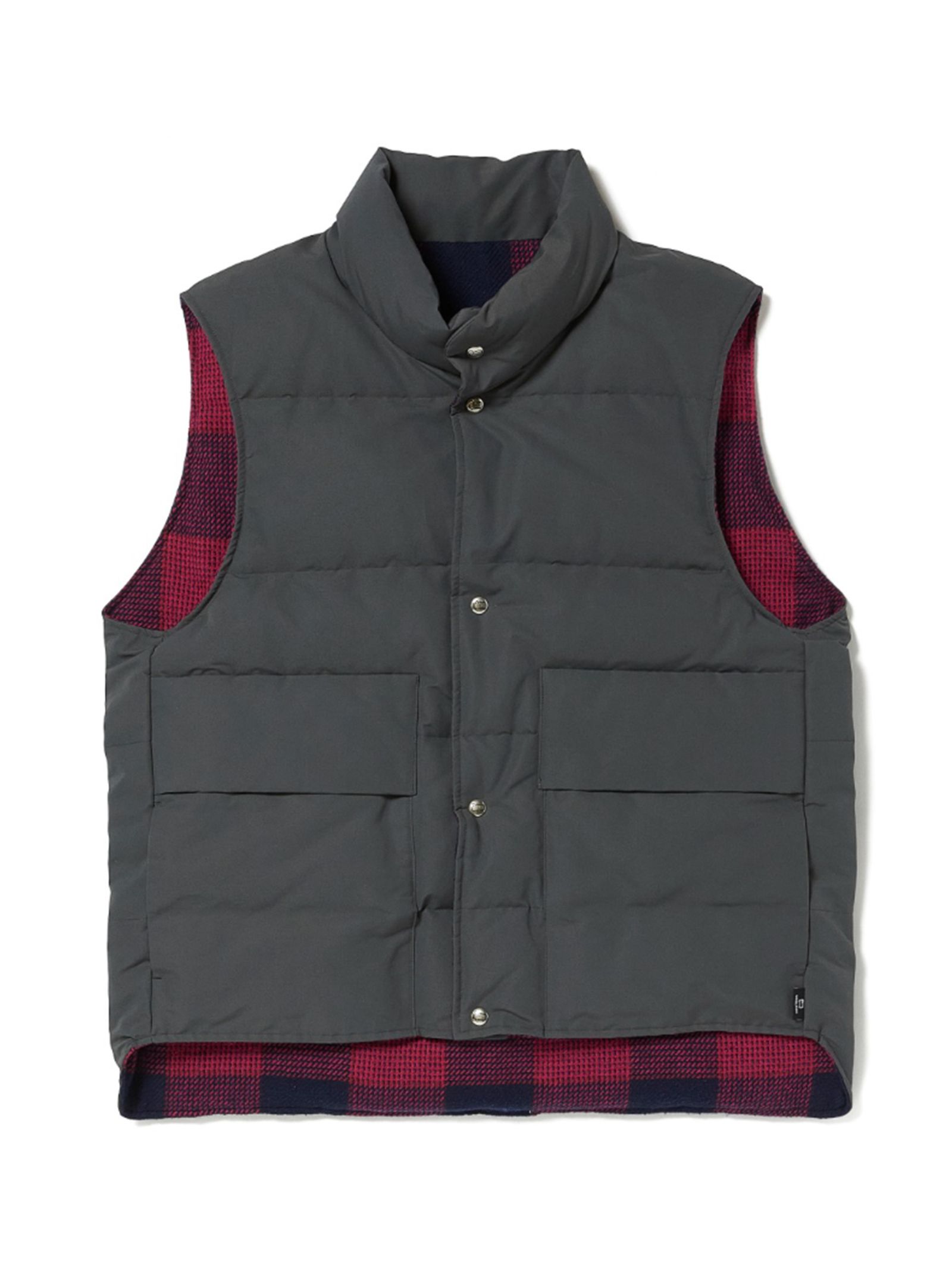 N.HOOLYWOOD - N.HOOLYWOOD COMPILE × WOOLRICH REVERSIBLE VEST 