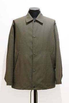 ORGANIC WOOL HONEYCOMB COACH JACKET / オーガニック ウール ハニカム コーチジャケット