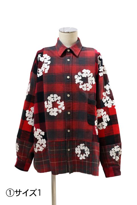 READYMADE×DENIM TEARS CHECK LS SHIRT / レディメイド × デニムティアーズ ヴィンテージ チェックシャツ