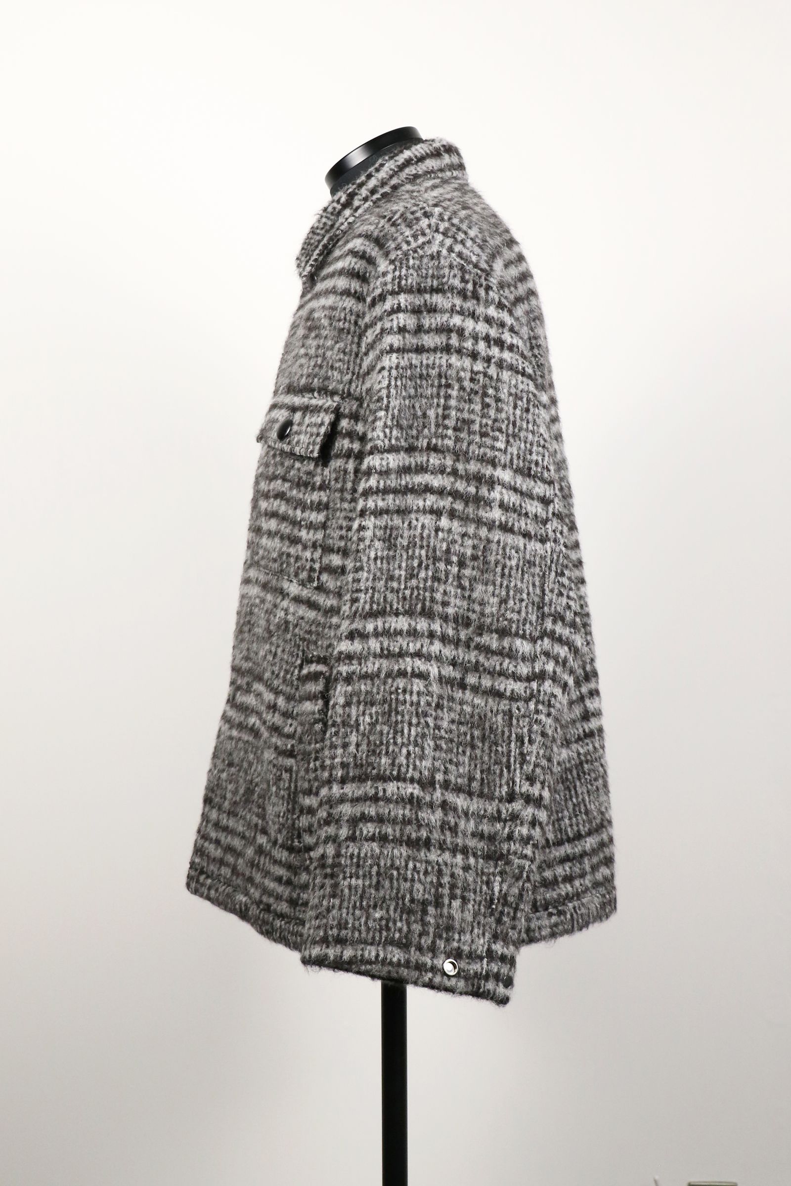ALPACA SHAGGY PLAID LOGGER JACKET / アルパカシャギープレイド ロガージャケット