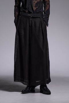 KARAMI Wide Tuck Slacks / カラミ ワイドタックスラックス