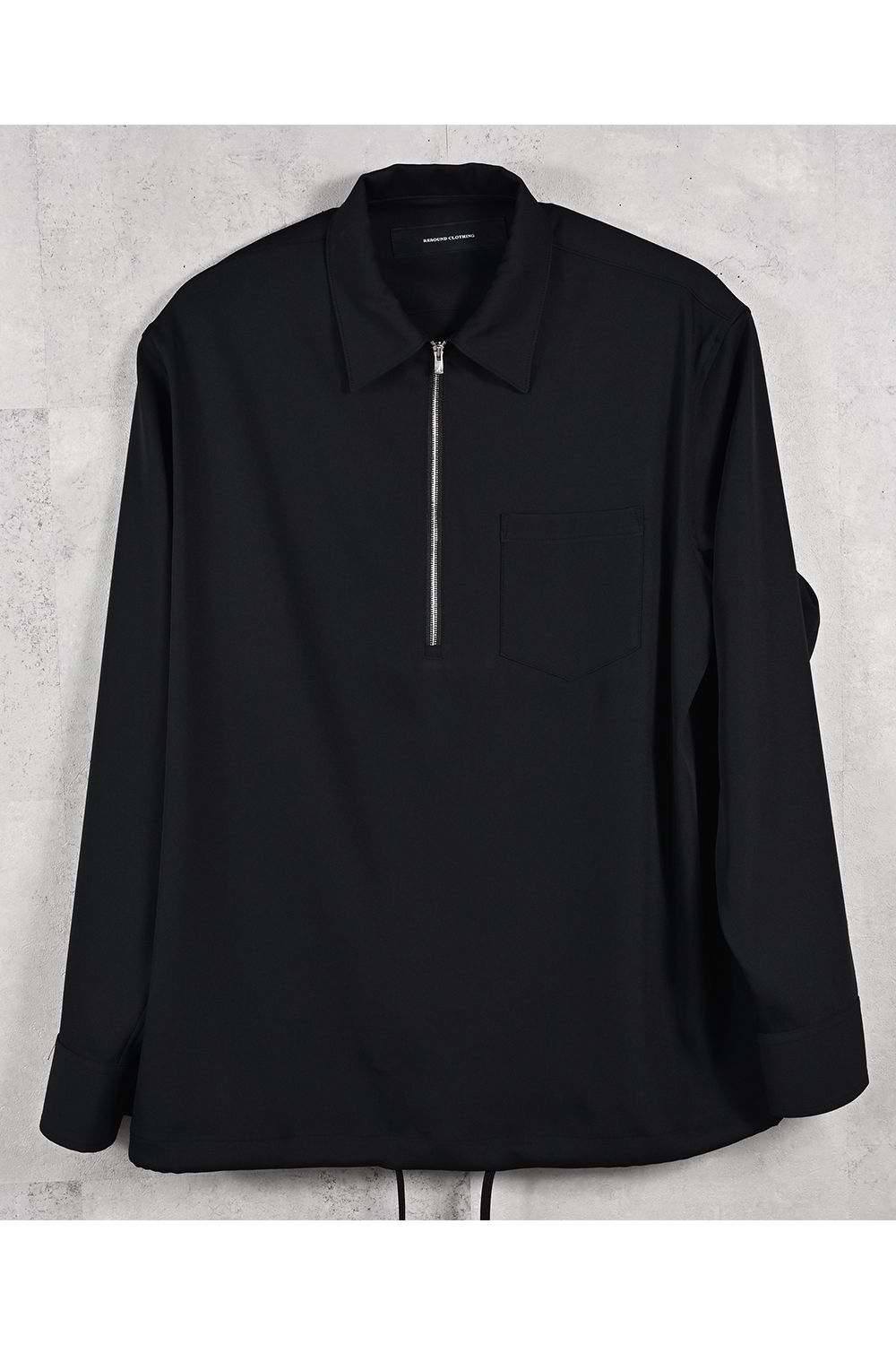 PULLOVER SATIN SHIRT / プルオーバー サテン シャツ