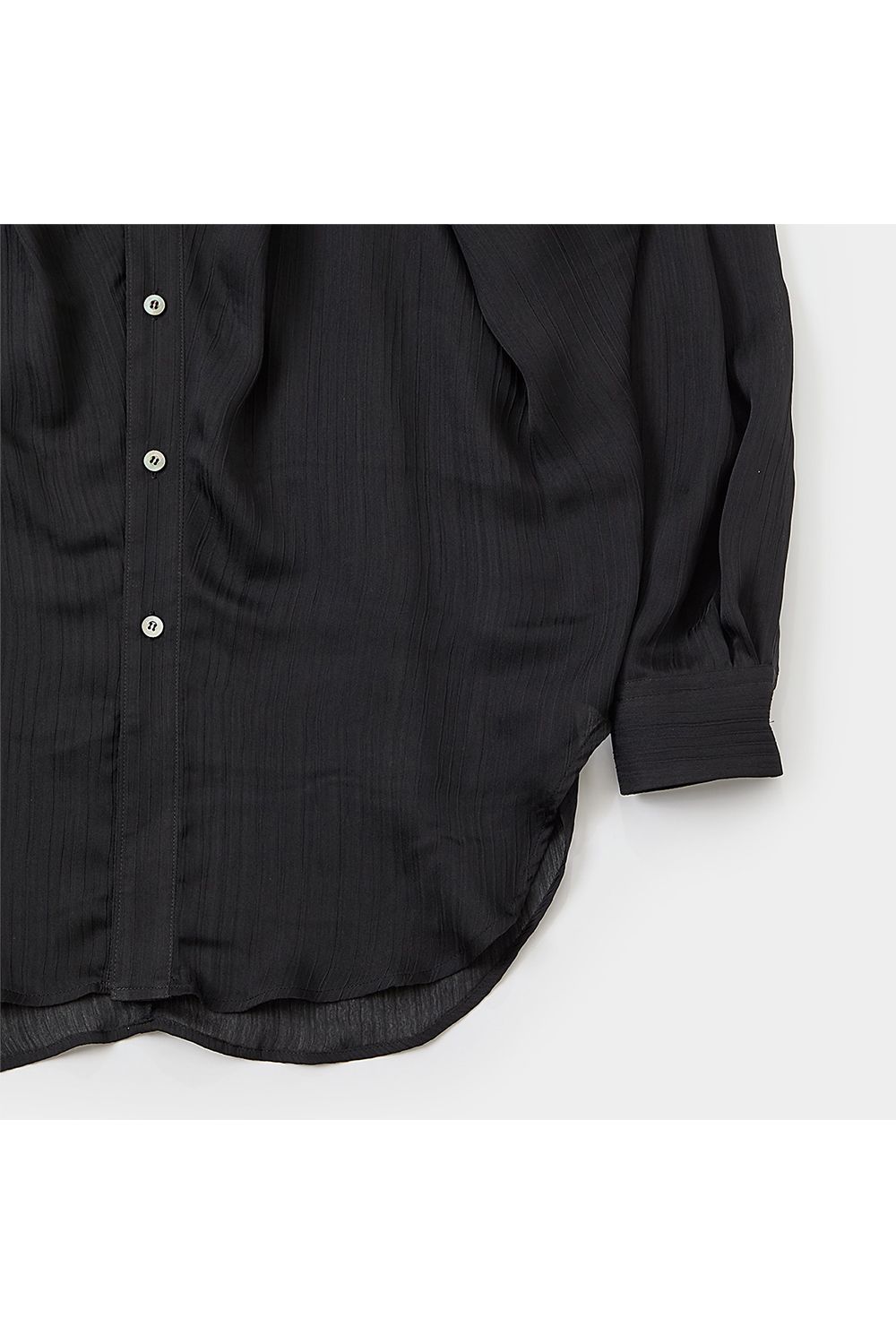 Cross tuck sheer shirt / クロス タック シアー シャツ