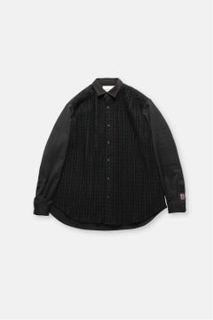 rib dobby tweed shirt