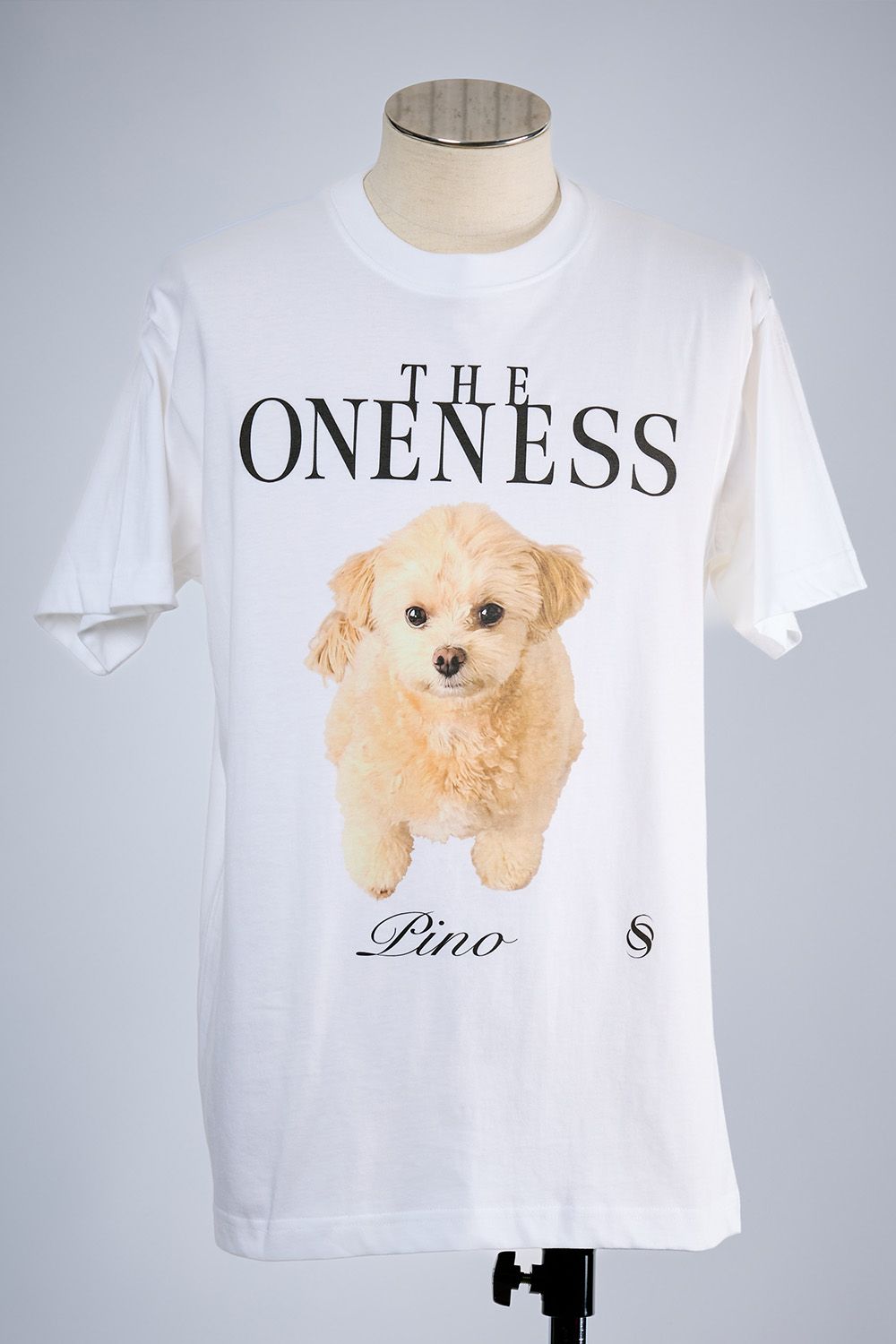 TENJIKU T-Shirt(Pino) / Super Givers × THE ONENESS  犬猫保護活動チャリティー Tシャツ