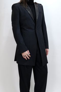 【SGZ COSTUME LINE】 RePE Jersey Peaked Long Jacket（スワロ無） / SUGIZO コスチューム ピークド ロング ジャケット