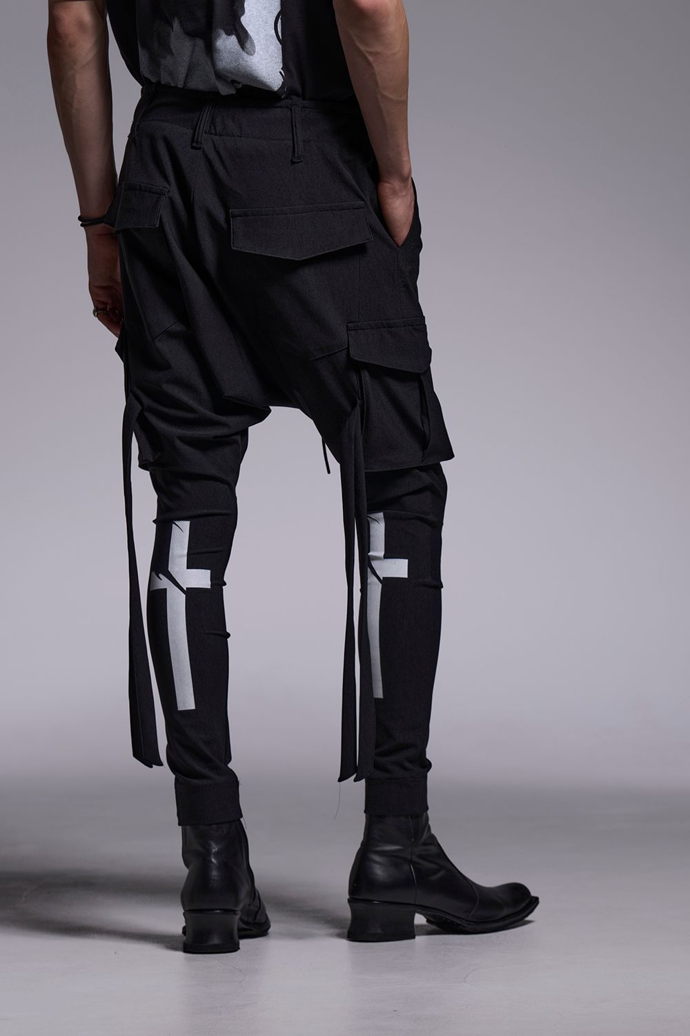 High Tension Jersey Sarrouel Pants / ハイテンションジャージー サルエルパンツ（プリントあり）