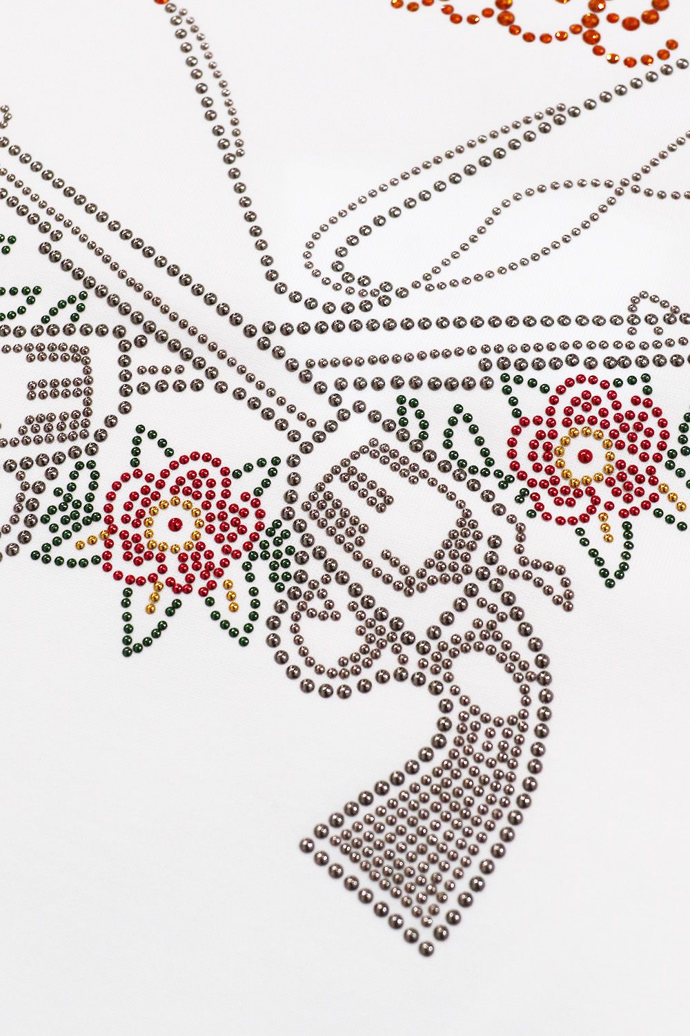 ORGANDY CROSSGUN T (Women's) / ハート クロスガン Tシャツ