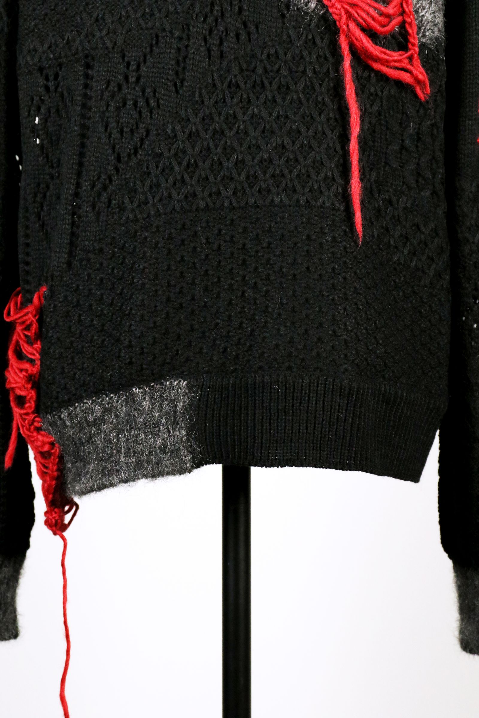 Mixed fur knit P/O / ミックス ファー ニット プルオーバー