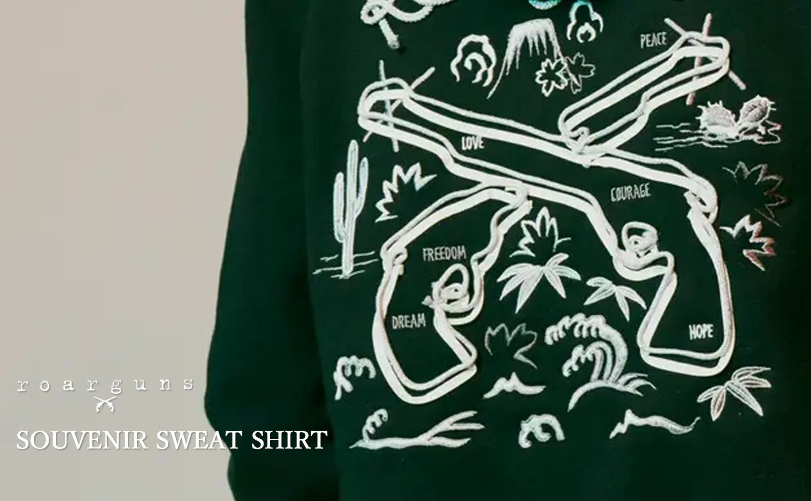 roarguns / SOUVENIR SWEAT SHIRT