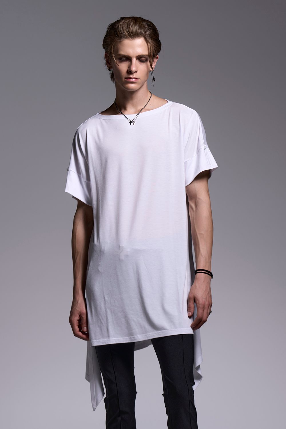 BEATENJIKU Boat Neck Flare-T / ベア天竺 ボートネック フレアTシャツ