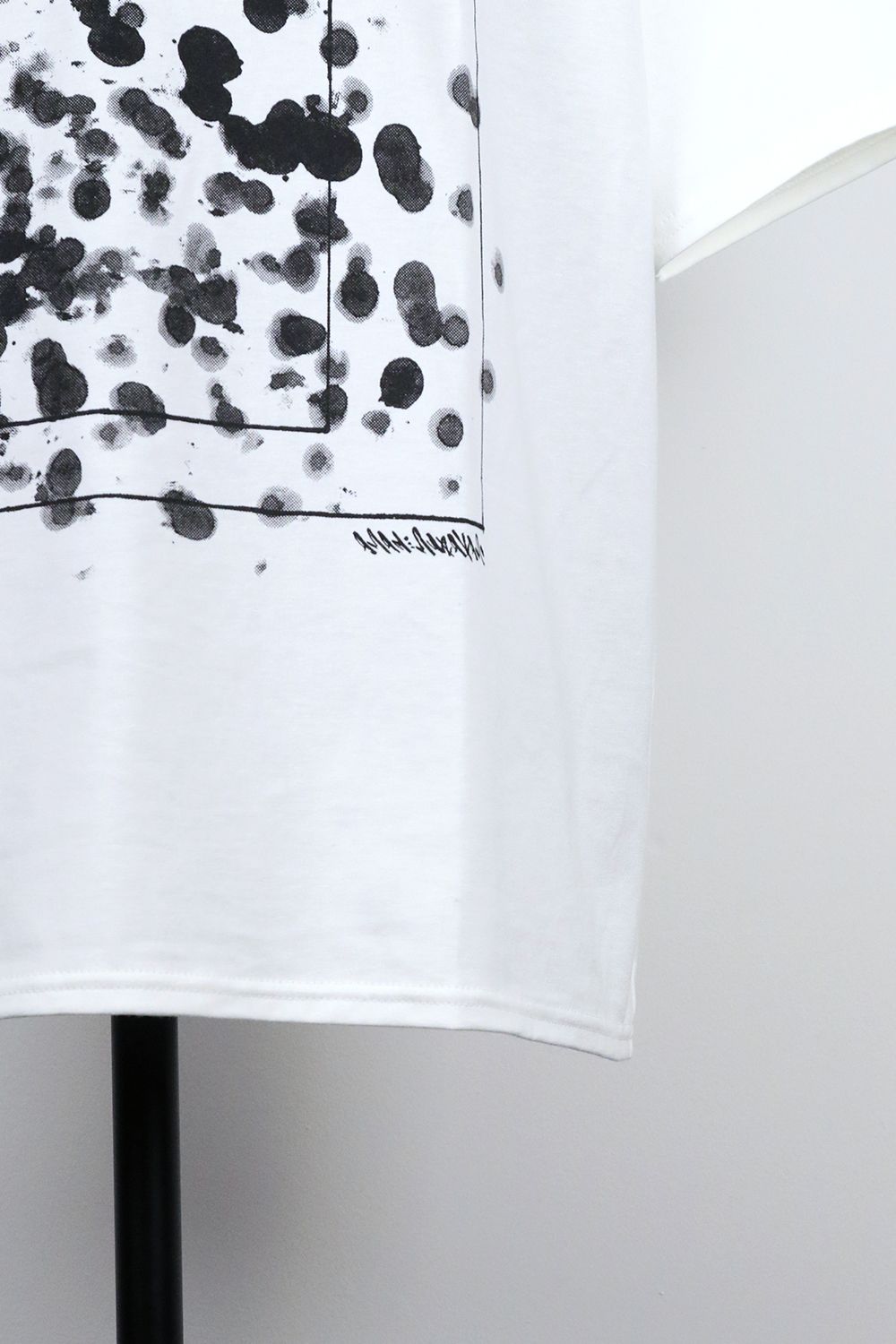 40/2 ORGANIC COTTON KNIT CREW NECK PRINT TEE "WAKUTOSUMI" / オーガニックコットン26G天竺 クルーネック プリントTシャツ