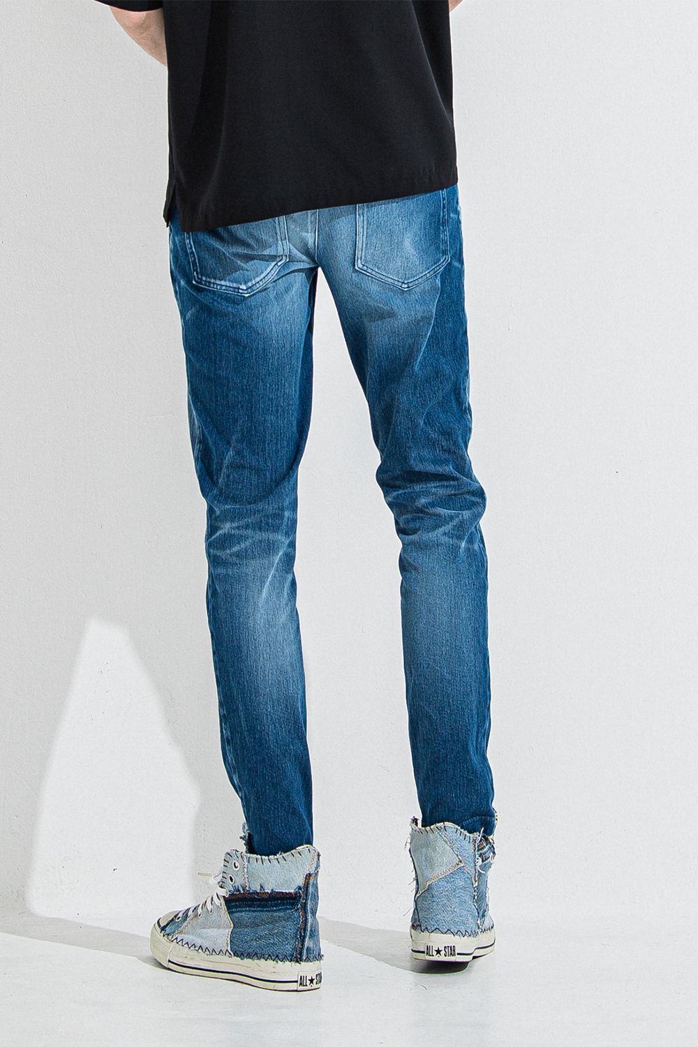 DENIM JERSEY CHRIS EASY TUCK PT / デニム ジャージ クリス イージー タック パンツ
