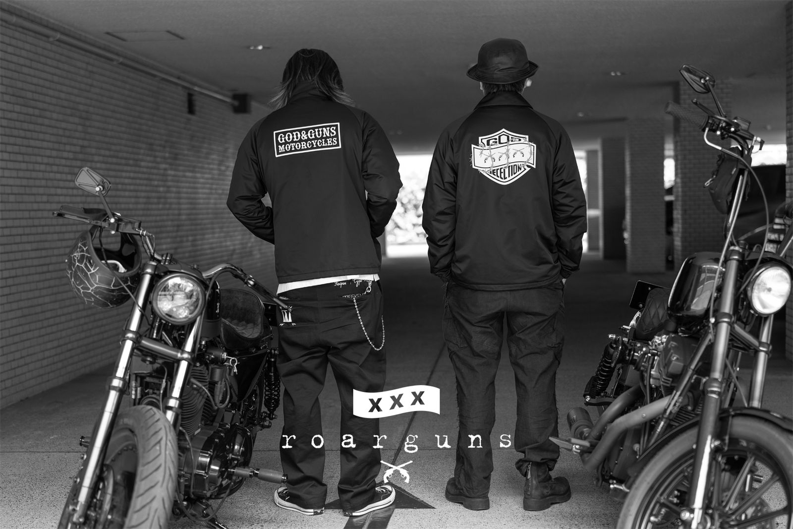 GOD SELECTION XXX × roarguns TRIPLE GUNS EMBLEM COACH JACKET / ゴッドセレクション ロアーガンズ コラボレーション コーチジャケット