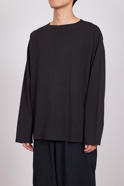 30//1 ORGANIC COTTON KNIT NEW BASQUE SHIRT / オーガニックコットン 度詰め天竺 ニュー バスクシャツ