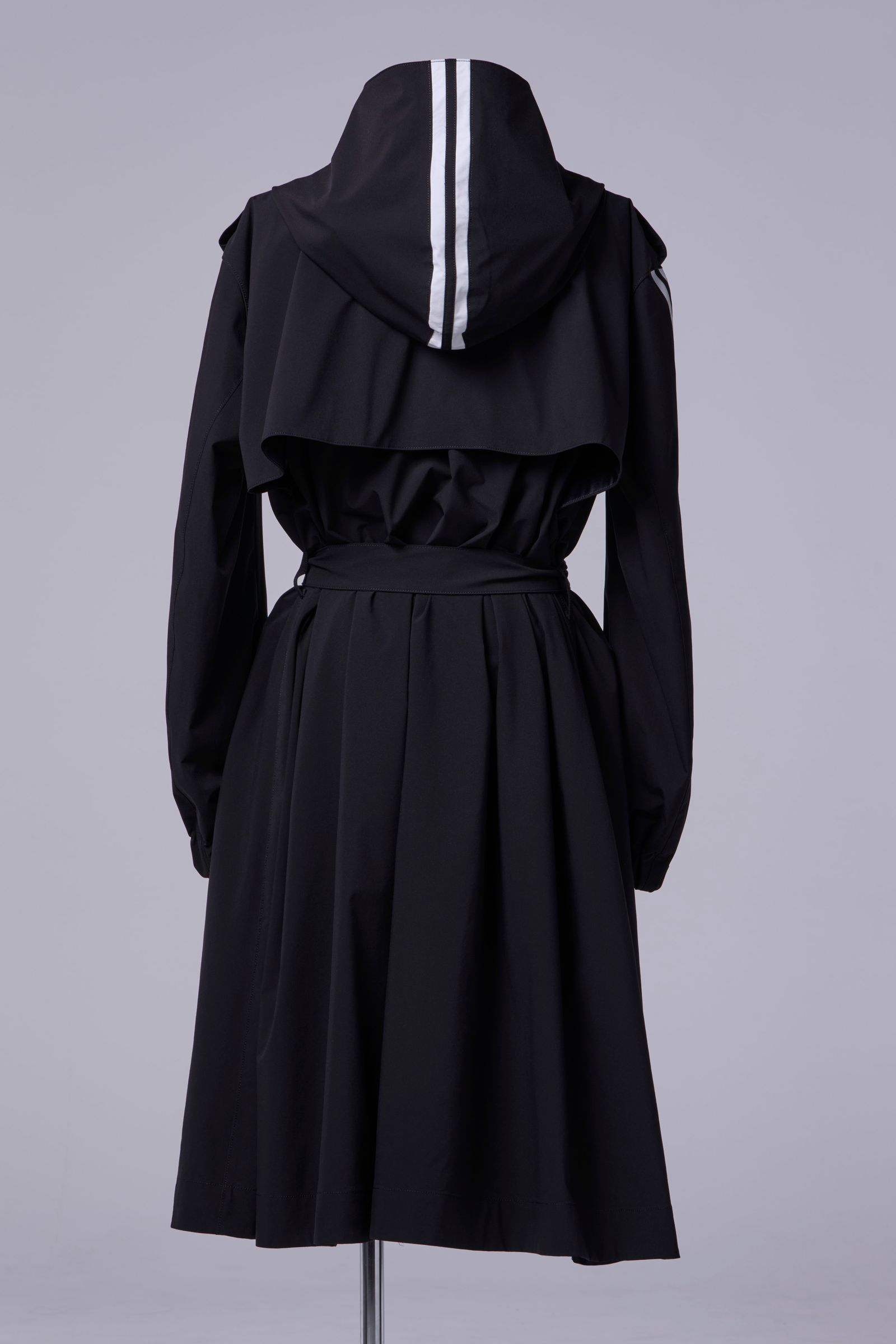 Sustainable Tuffeta Line Big Silhouette Hoodie / ライン ビッグシルエット フーディー