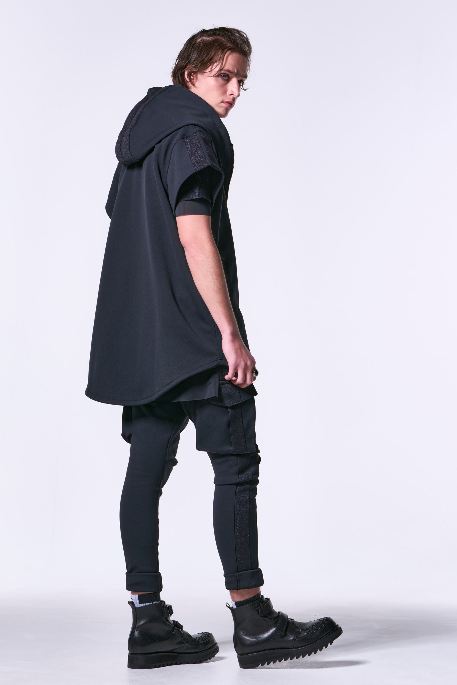 DANBOR Jersey Short Sleeve Hoodie / ダボールジャージ ショートスリーブフーディー