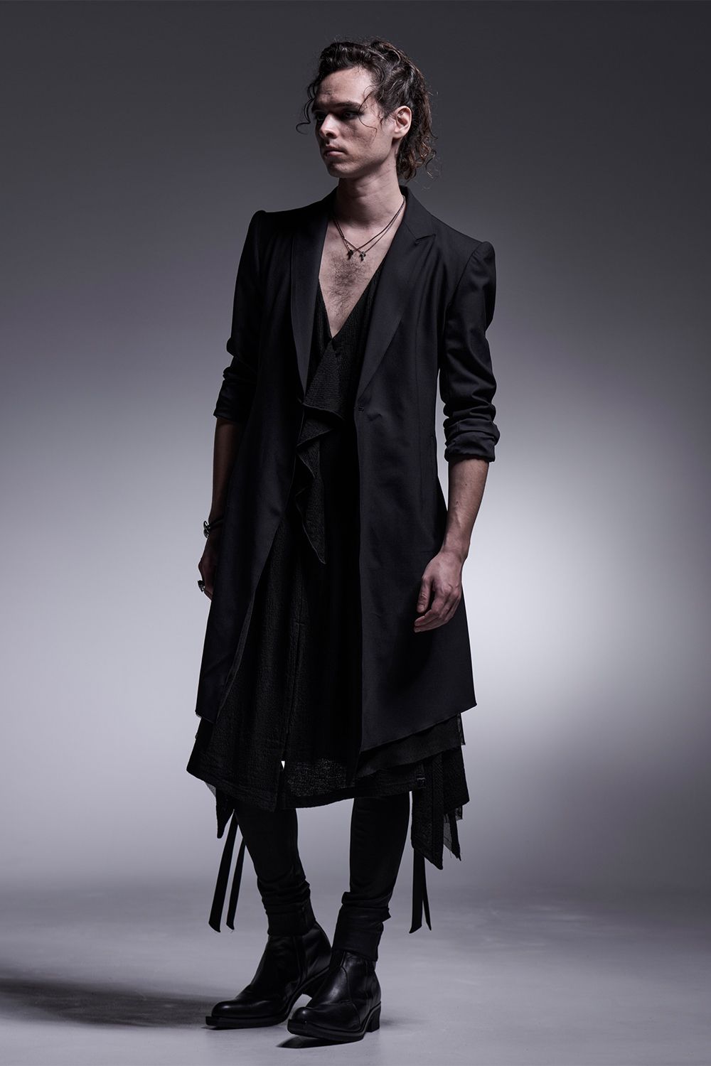 TWS Tropical Long Flare Jacket / TWSトロピカル ロングフレアジャケット