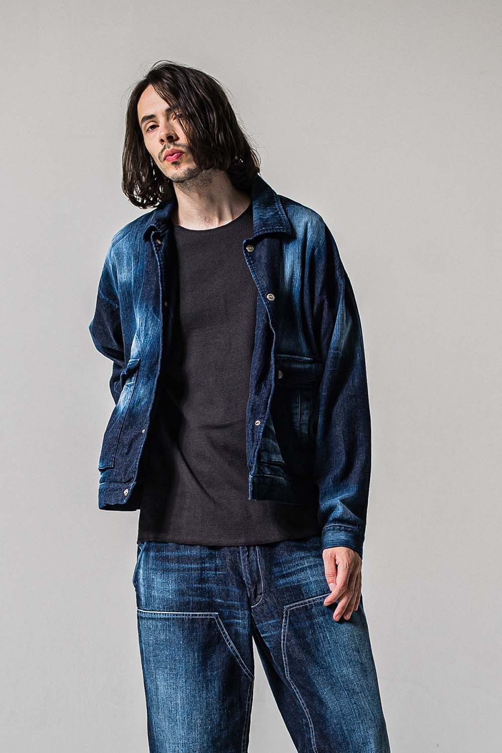 LDENIM AG FLIGHT JK / ライトデニム AG フライト ジャケット