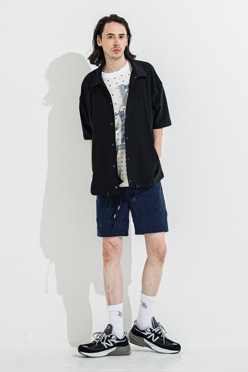 NYLON HALF COACH JACKET / ナイロン ハーフ コーチジャケット