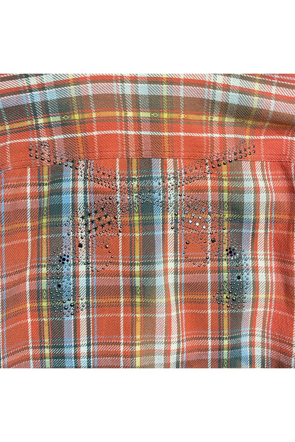 STUDS CHECK SH METAL / スタッズ チェック シャツ / メタル