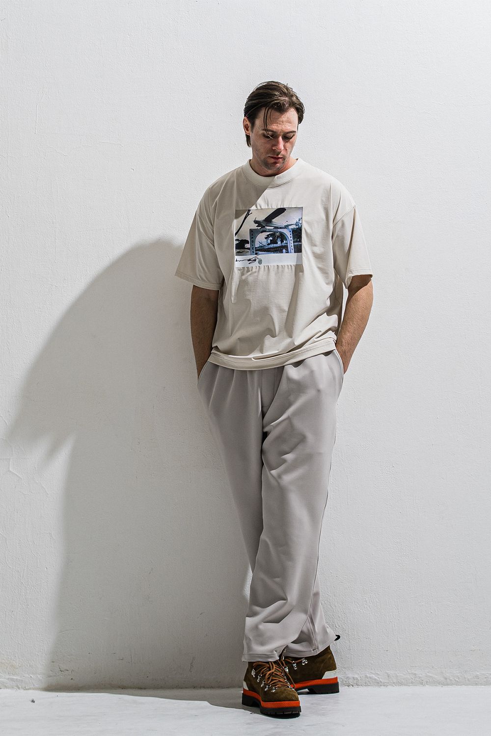 Emilio DB WIDE PANTS / スラックス ワイドイージーパンツ