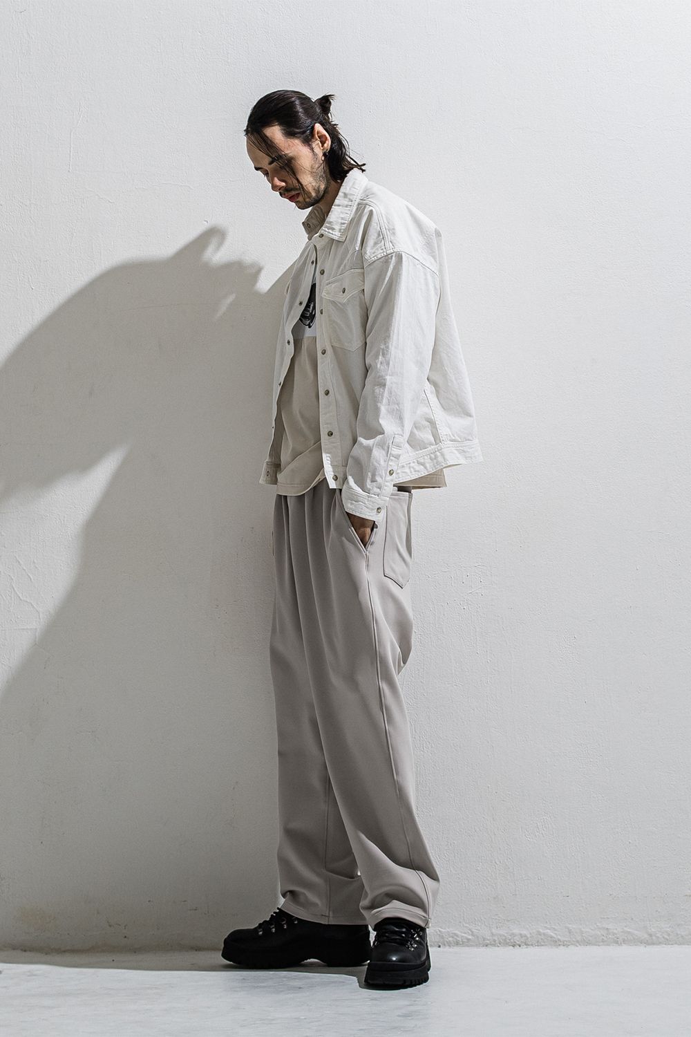 Emilio DB WIDE PANTS / スラックス ワイドイージーパンツ