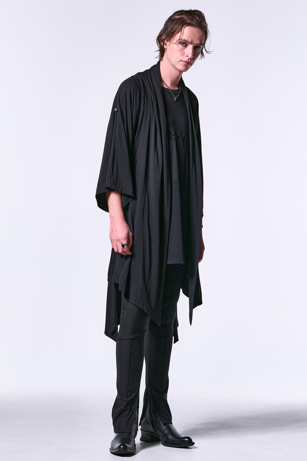High Tension Jersey Inside Zip Skinny Slacks / ハイテンションジャージ インサイドジップスキニースラックス