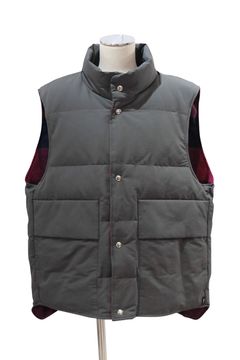 N.HOOLYWOOD COMPILE × WOOLRICH REVERSIBLE VEST / エヌハリウッド コンパイル ウールリッチ リバーシブルダウンベスト
