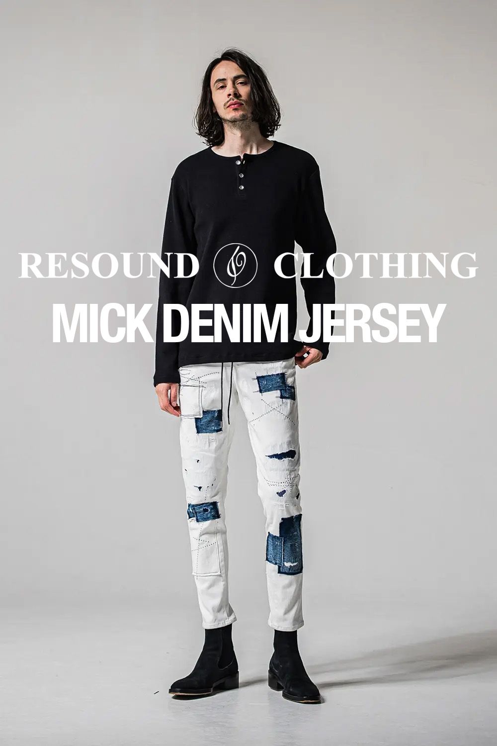 RESOUND CLOTHING、MICK DENIMJERSEY(WHREMAKE)を着用したコーディネートをご紹介いたします！