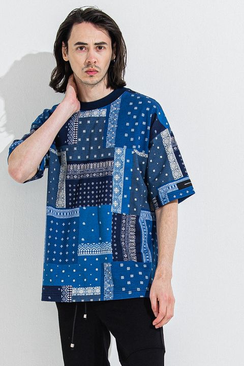 BANDANA OVER TEE / バンダナ オーバーサイズ Tシャツ