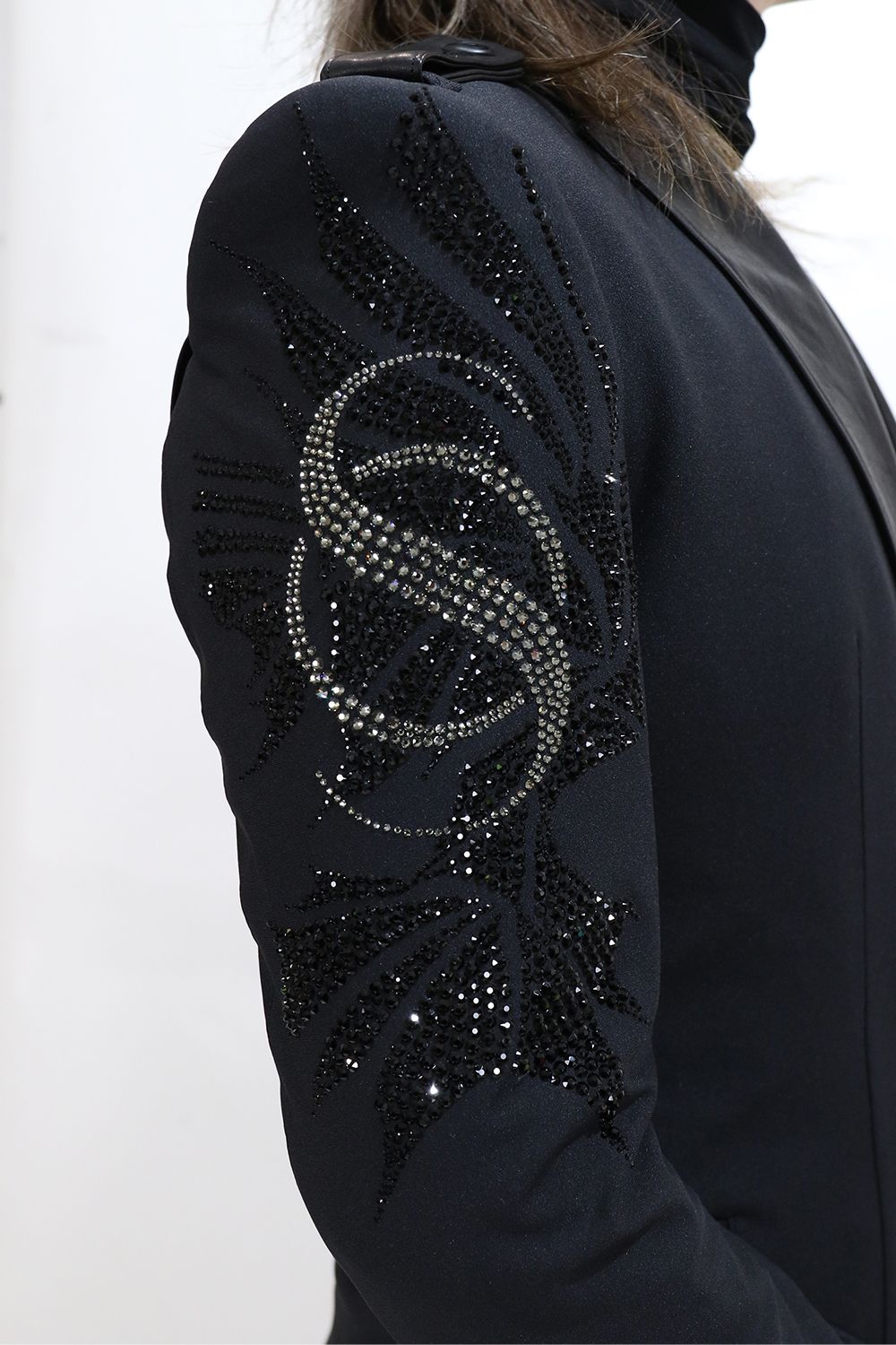 【SGZ COSTUME LINE】 RePE Jersey Peaked Long Jacket（スワロ付） / SUGIZO コスチューム ピークド ロング ジャケット