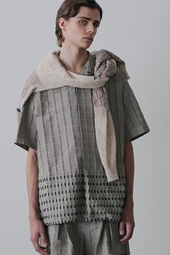 Block pattern S/S shirt / ブロックパターン ショートスリーブ シャツ