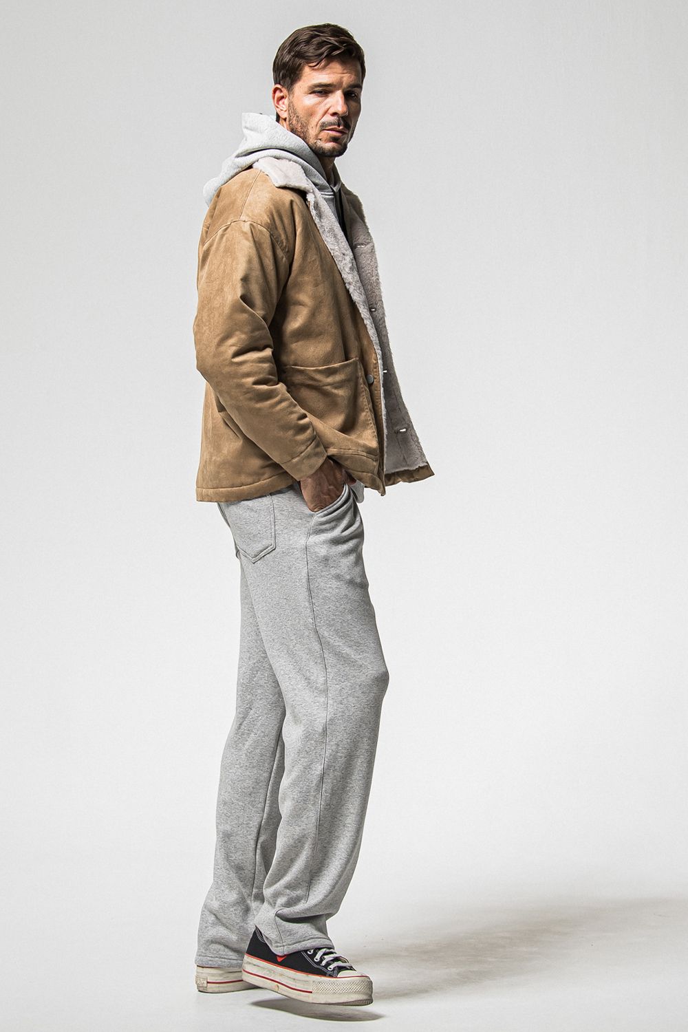 SUEDE FUR COVER ALL / スウェード ファー カバーオール