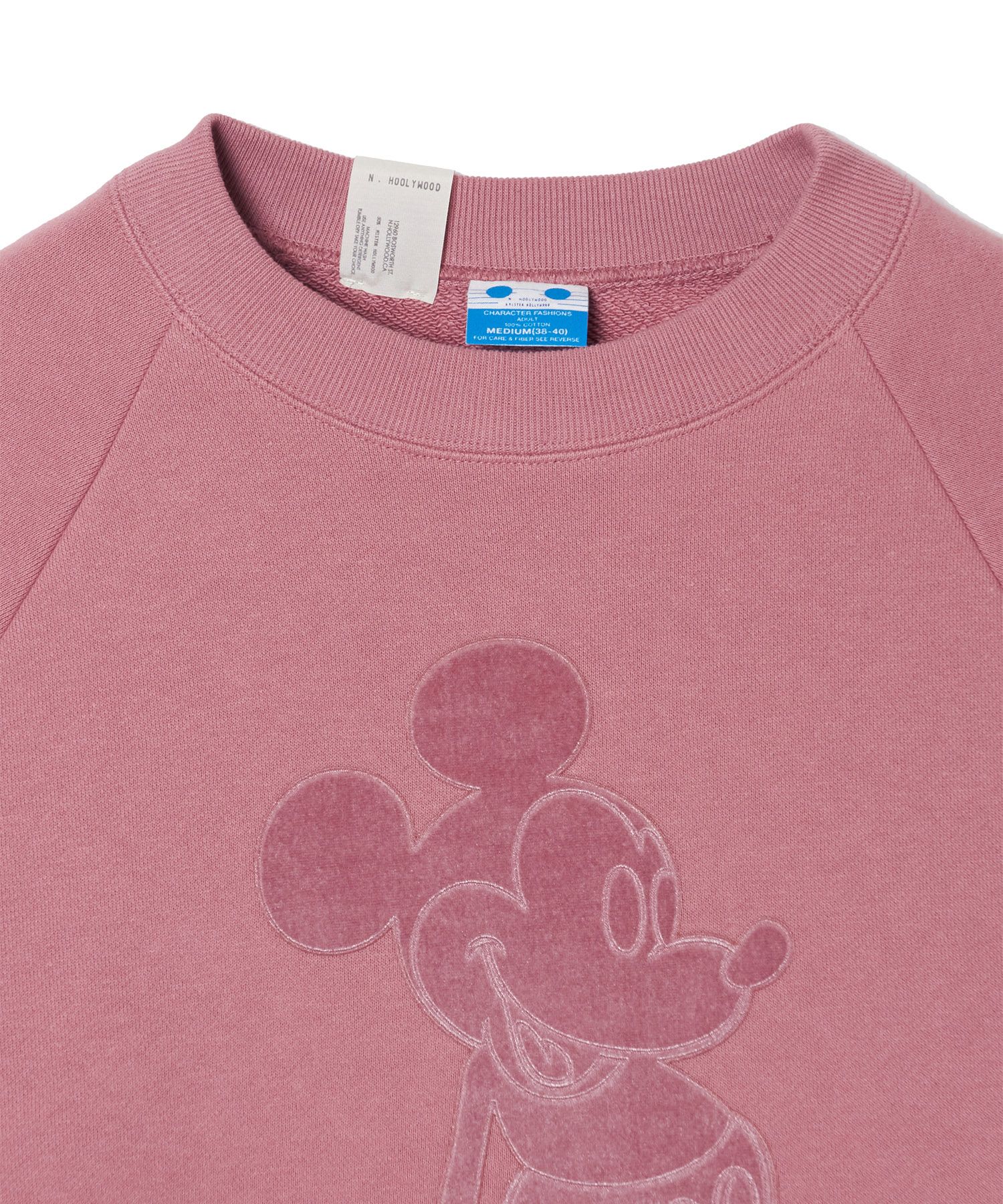 N.HOOLYWOOD Mickey Mouse SWEATSHIRT / エヌハリウッド ミッキーマウス スウェットシャツ