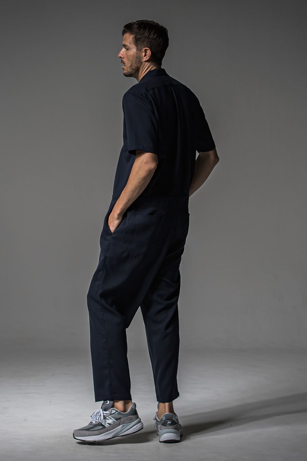 rage twill half all in one / 半袖シャツオールインワン