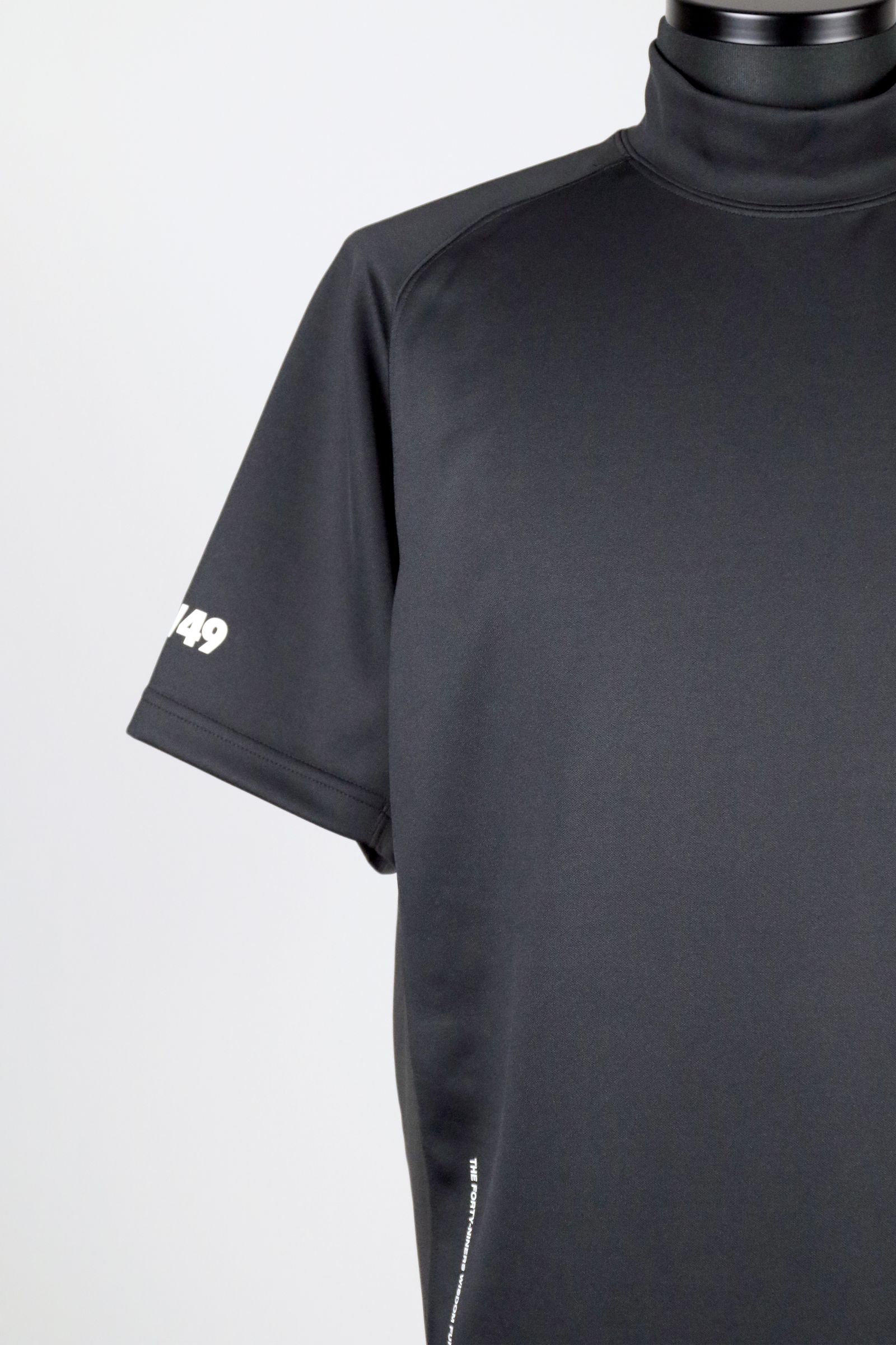SIDE MESH MOCKNECK T / サイド メッシュ モックネック ティー