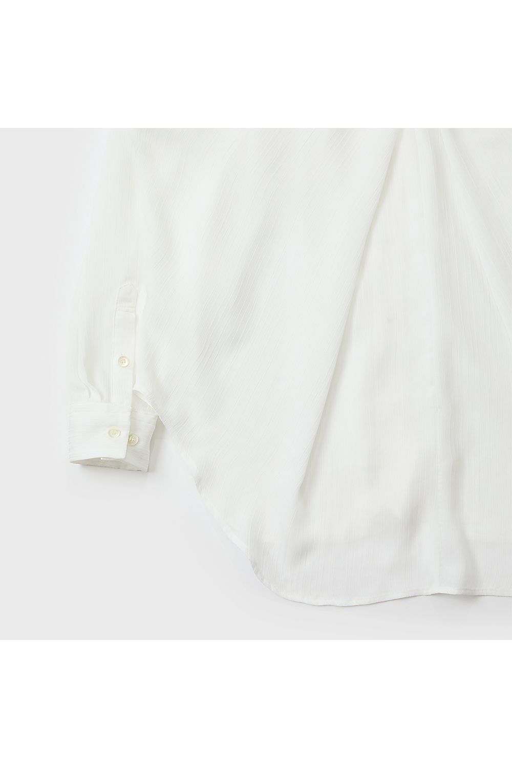 Cross tuck sheer shirt / クロス タック シアー シャツ