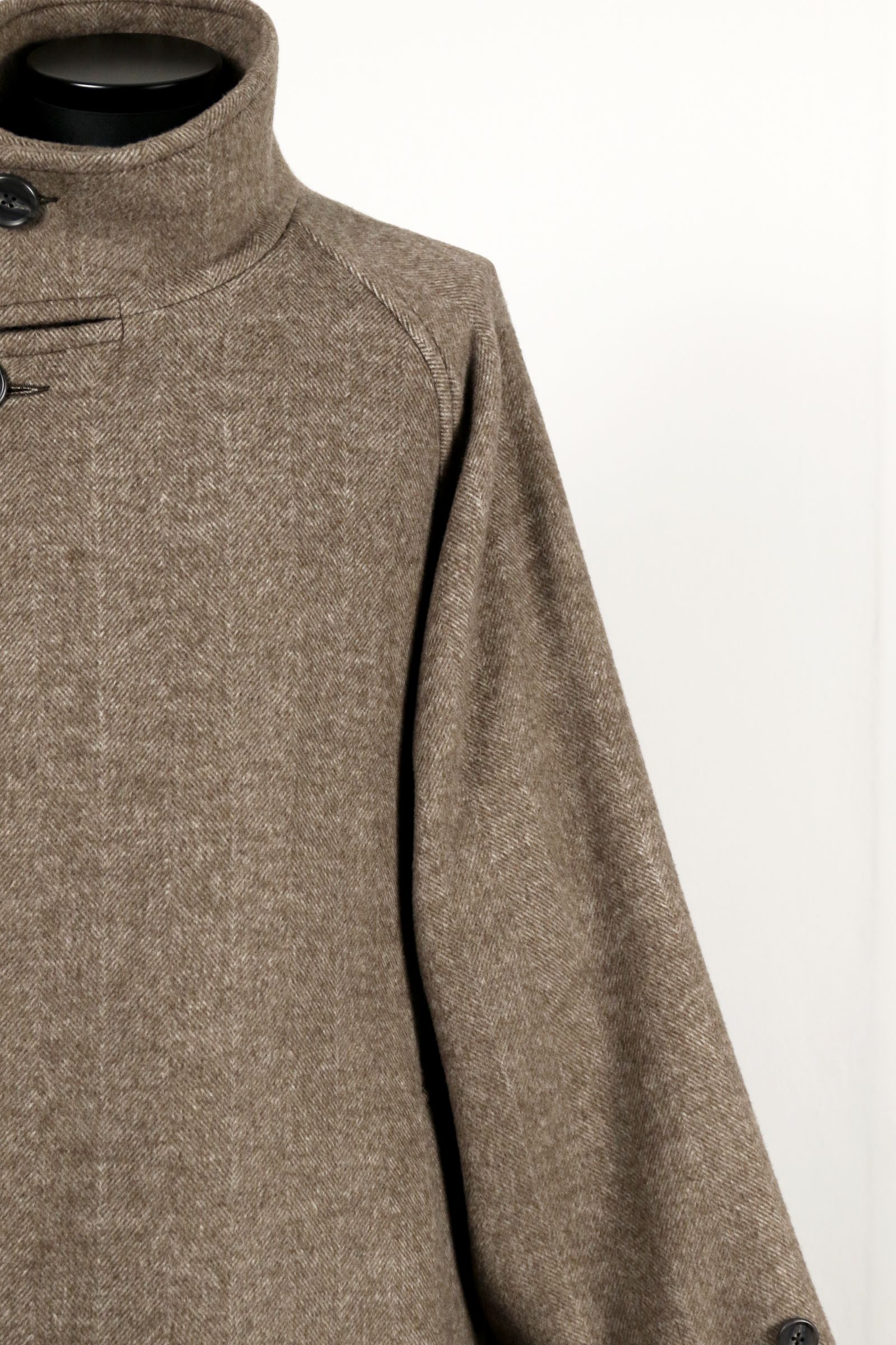 RAINMAKER - STAND COLLAR BELTED COAT / スタンド カラー RAINMAKER - STAND COLLAR BELTED COAT / スタンド カラー