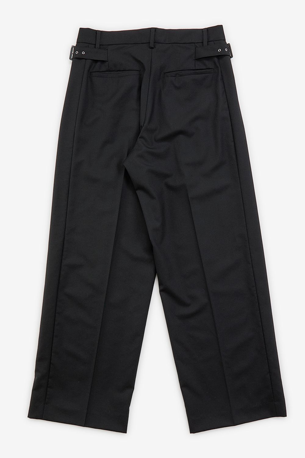 Tropical wool side buckle slacks / トロピカルウール サイドバックル スラックス
