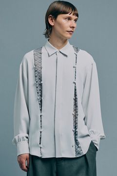 Lase detail SH / レース ディテール シャツ