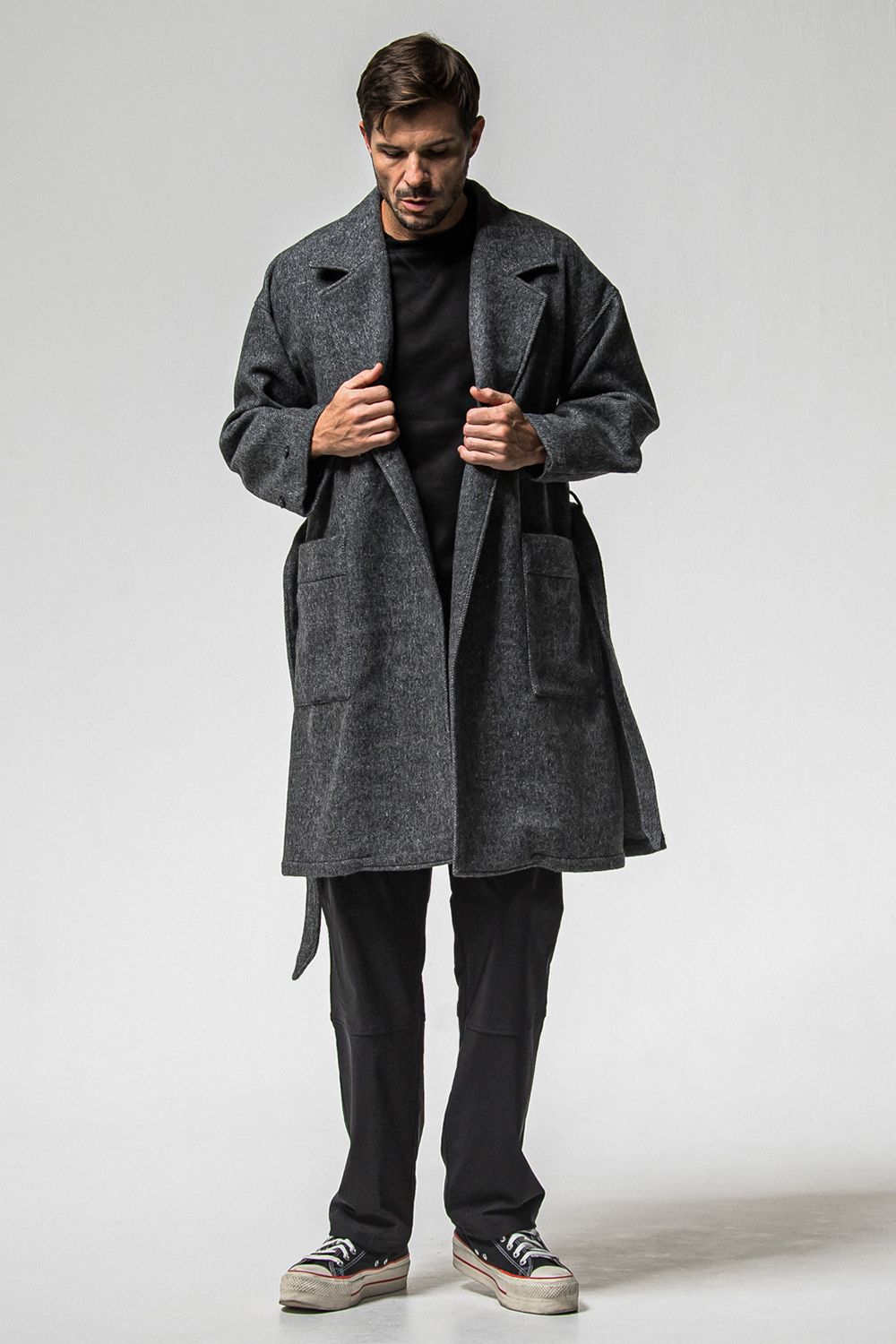 GOWN OVER COAT / オーバーサイズ ガウン コート