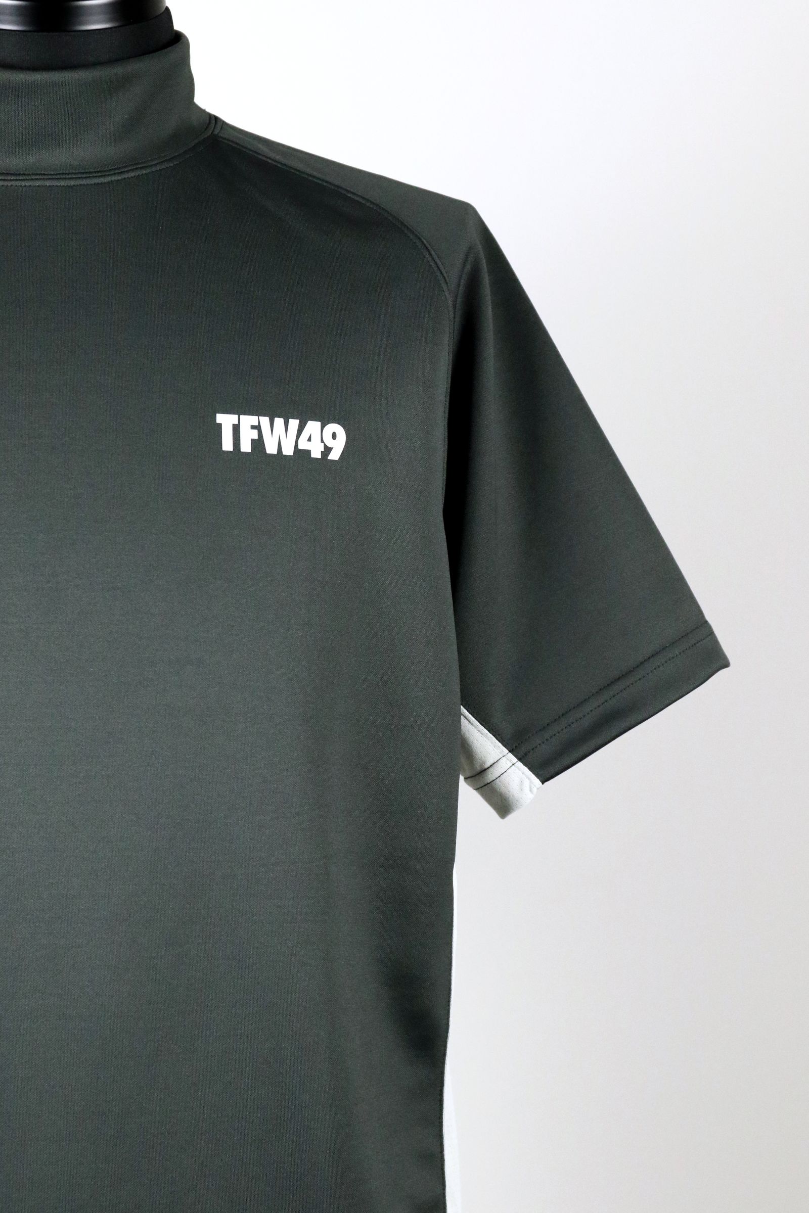 SIDE MESH MOCKNECK T / サイド メッシュ モックネック ティー