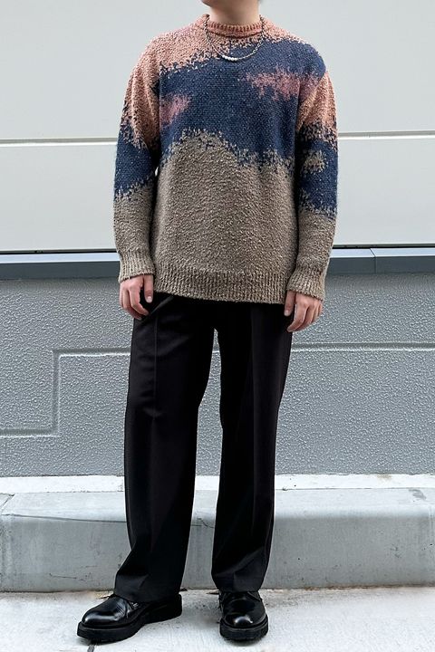 meagratia Lace tape denim BL Style②